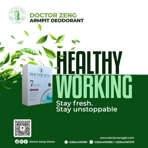 Doctor Zeng's Herbal Deodorant Cream: 8 Sachets for Odor-Free Confidence