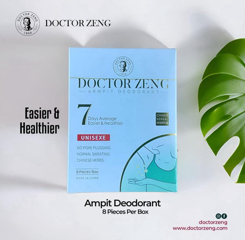 Doctor Zeng's Herbal Deodorant Cream: 8 Sachets for Odor-Free Confidence